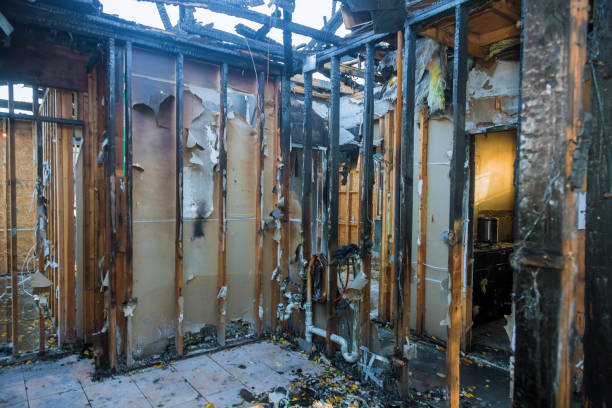 Professional Fire Damage Assessment technician working in Central, SC